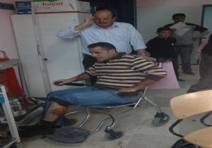 Acemi kasaplar kendilerini doğradı